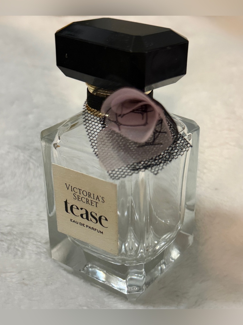 💜 Victoria's Secret Tease Perfume - Black & Blush EMPTY BOTTLE